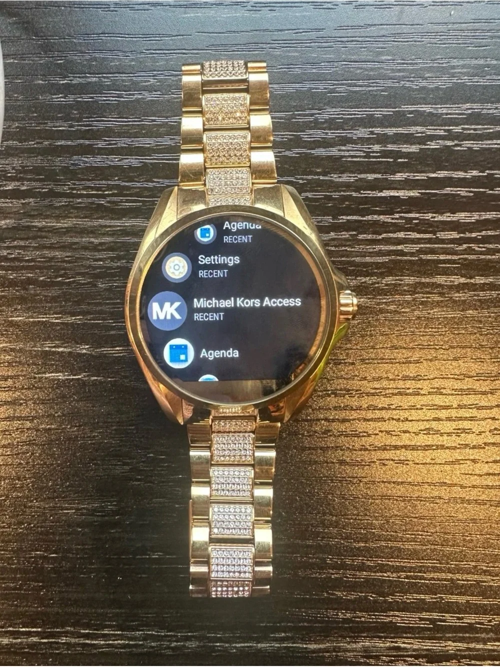 Michael Kors Access Bradshaw Gen 5 Pavé Gold-Tone Smartwatch